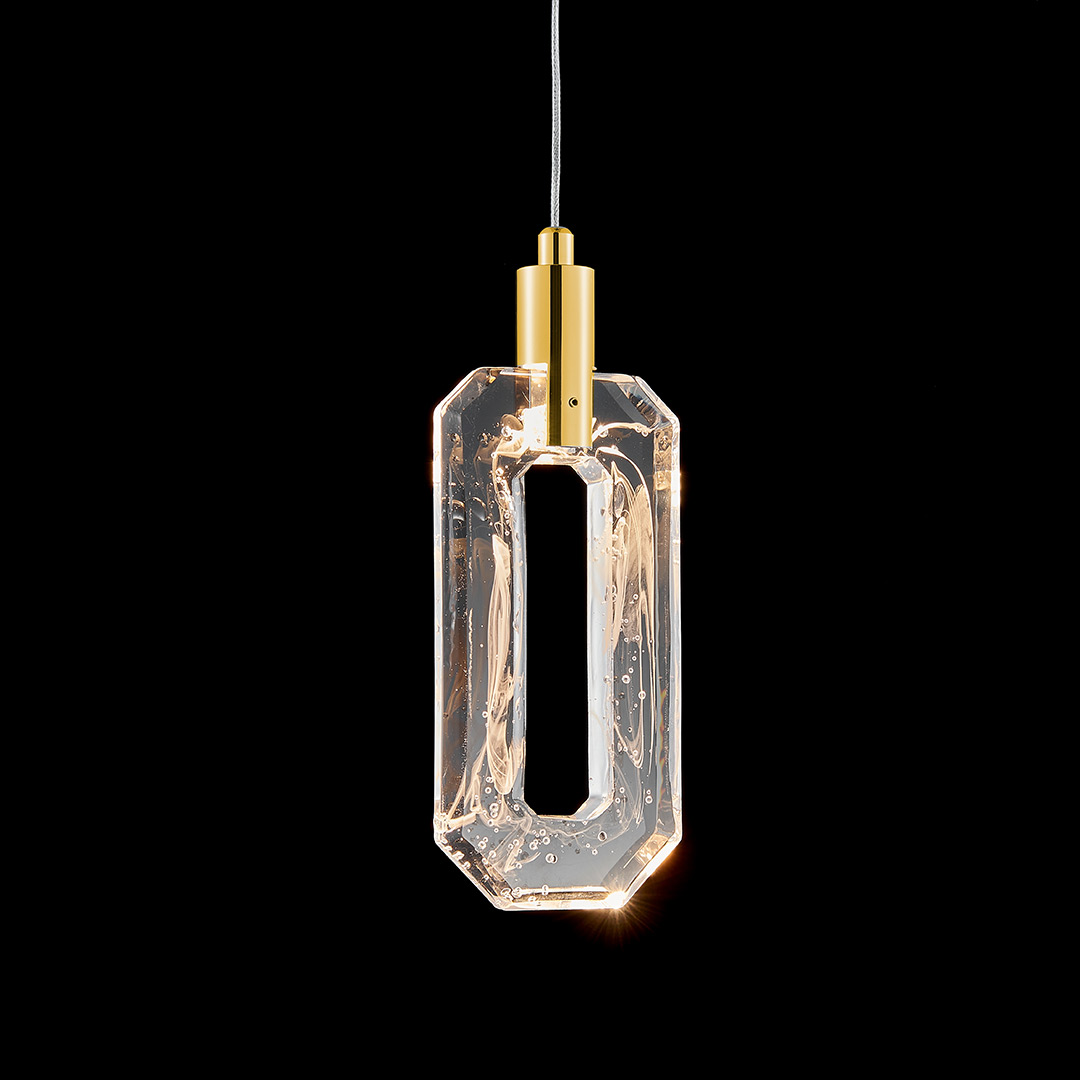 Подвесной светильник Flagranti Brass FL1173-1P из стекла — Fluorite — фото 5