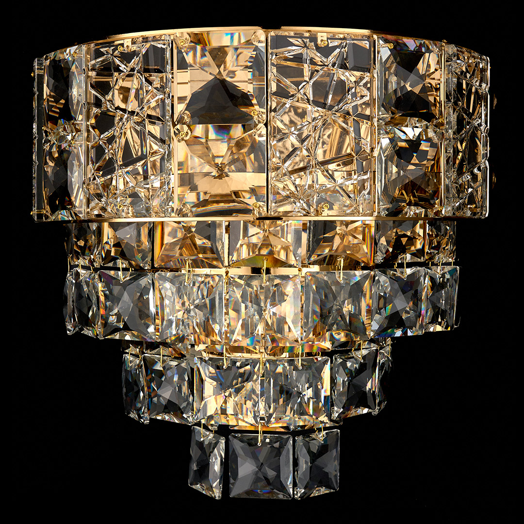 Бра Majeste Gold FL1060-3W из хрусталя — Fluorite — фото 2