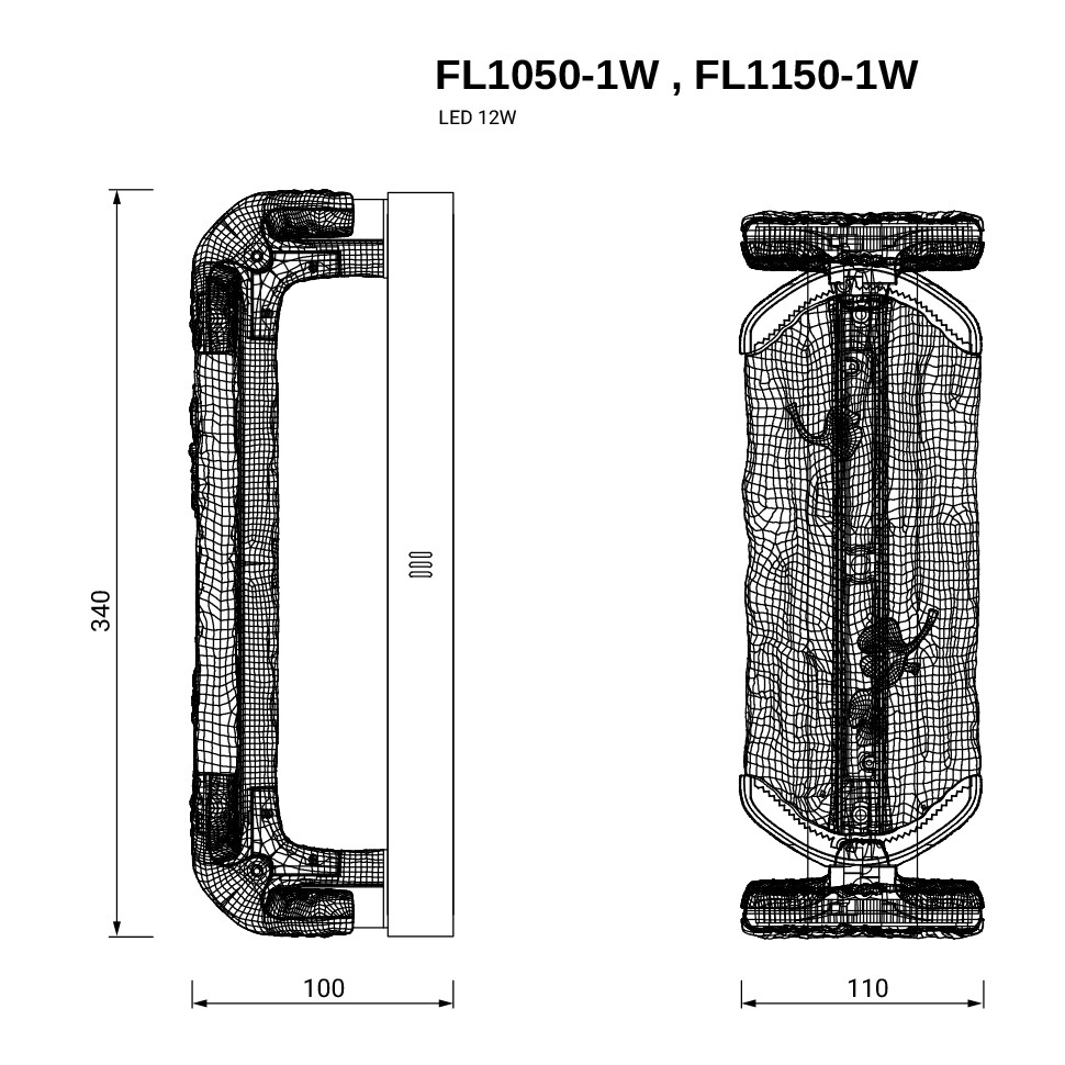 Бра Epico Gold FL1050-1W