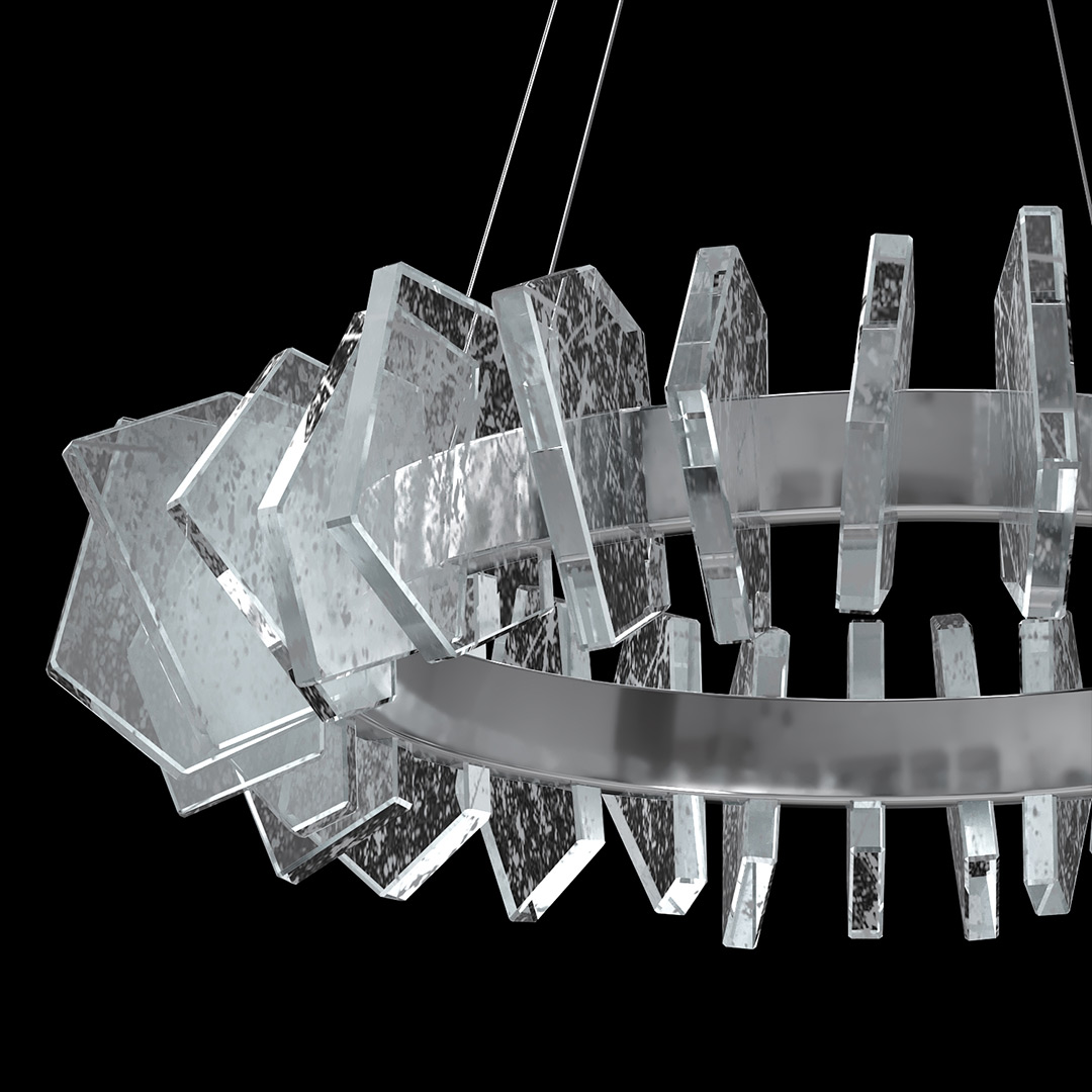 Люстра подвесная Celeste Chrome FL1177-6P из кварца — Fluorite — фото 5