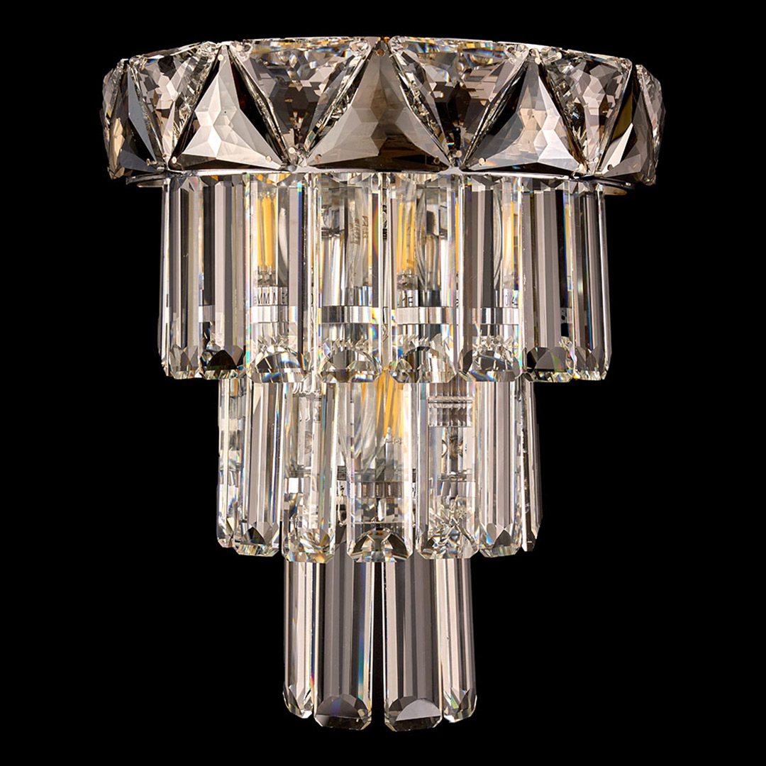 Бра Normandie FL1085-3W из хрусталя — Fluorite