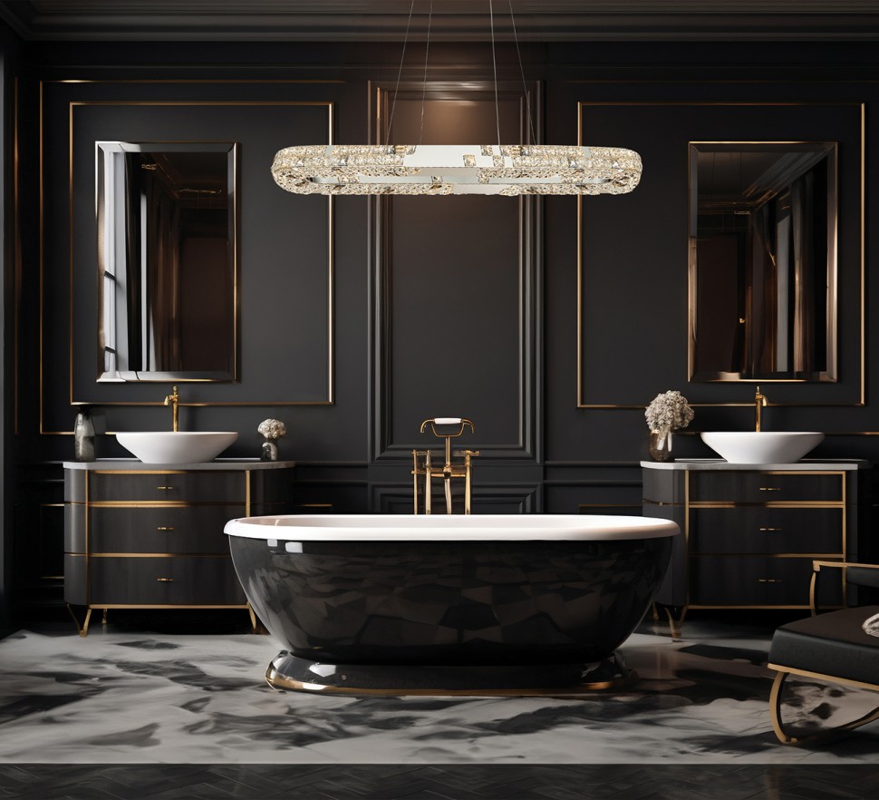 Люстра подвесная Elegance Gold FL1106-11PO