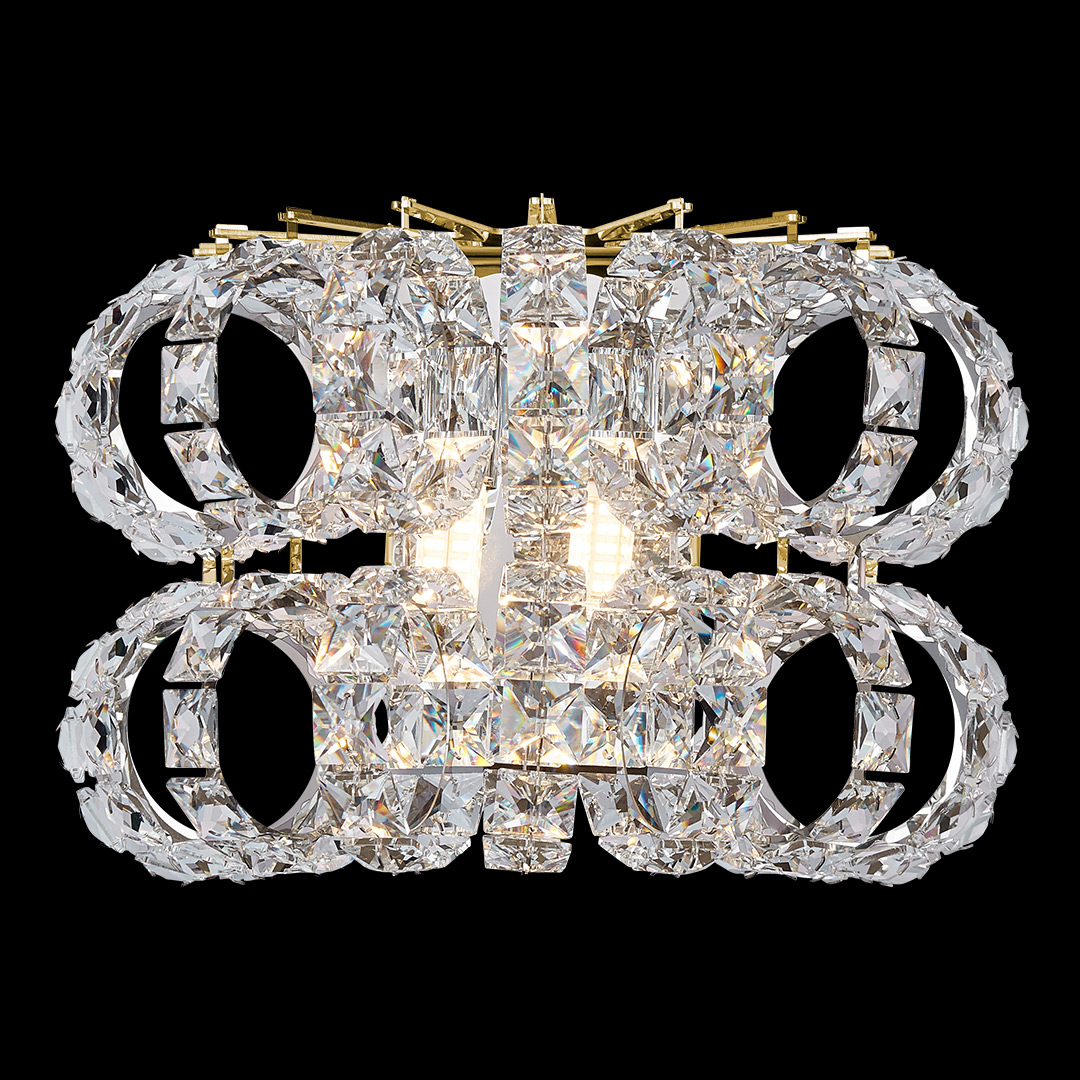 Бра Brilliance Gold FL1151-2W из хрусталя — Fluorite