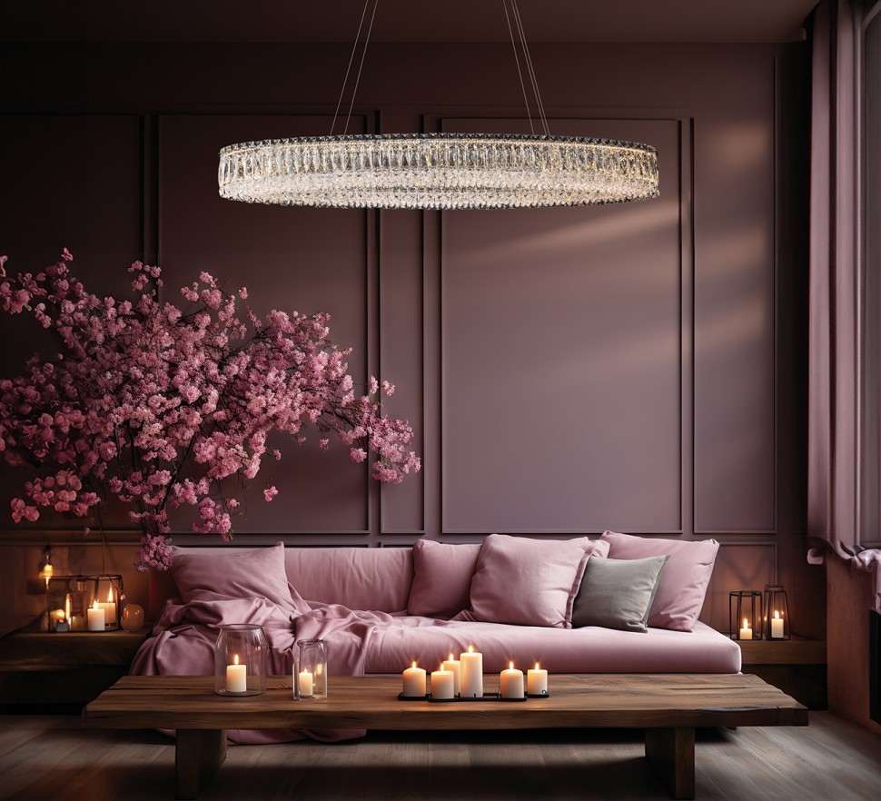 Люстра подвесная Vetto Gold FL1147-9P