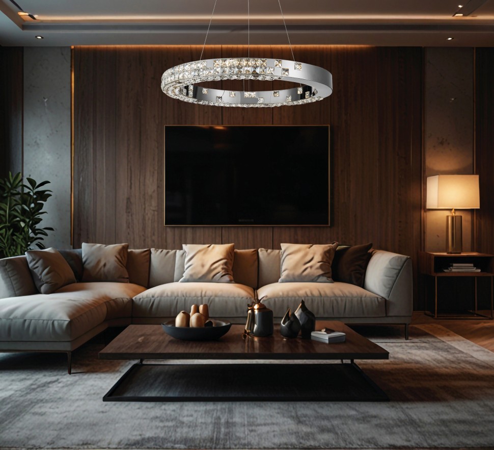 Люстра подвесная Elegance Chrome FL1148-8P