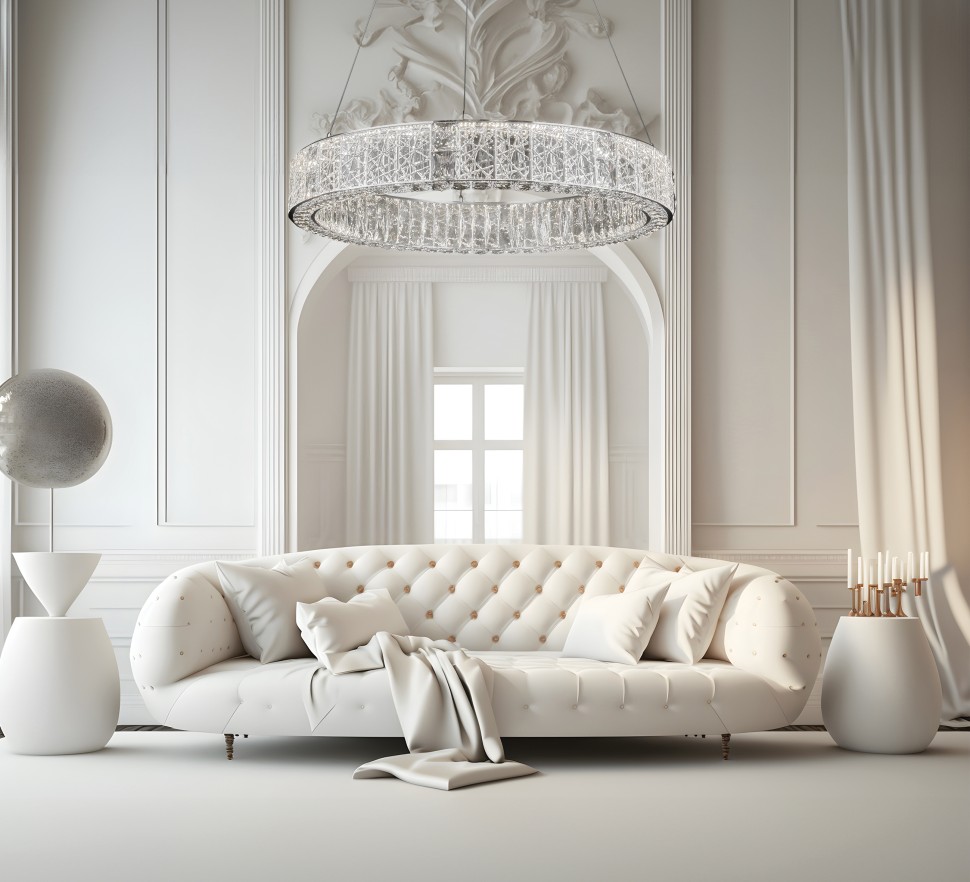 Люстра подвесная Ravissement Chrome FL1068-8P