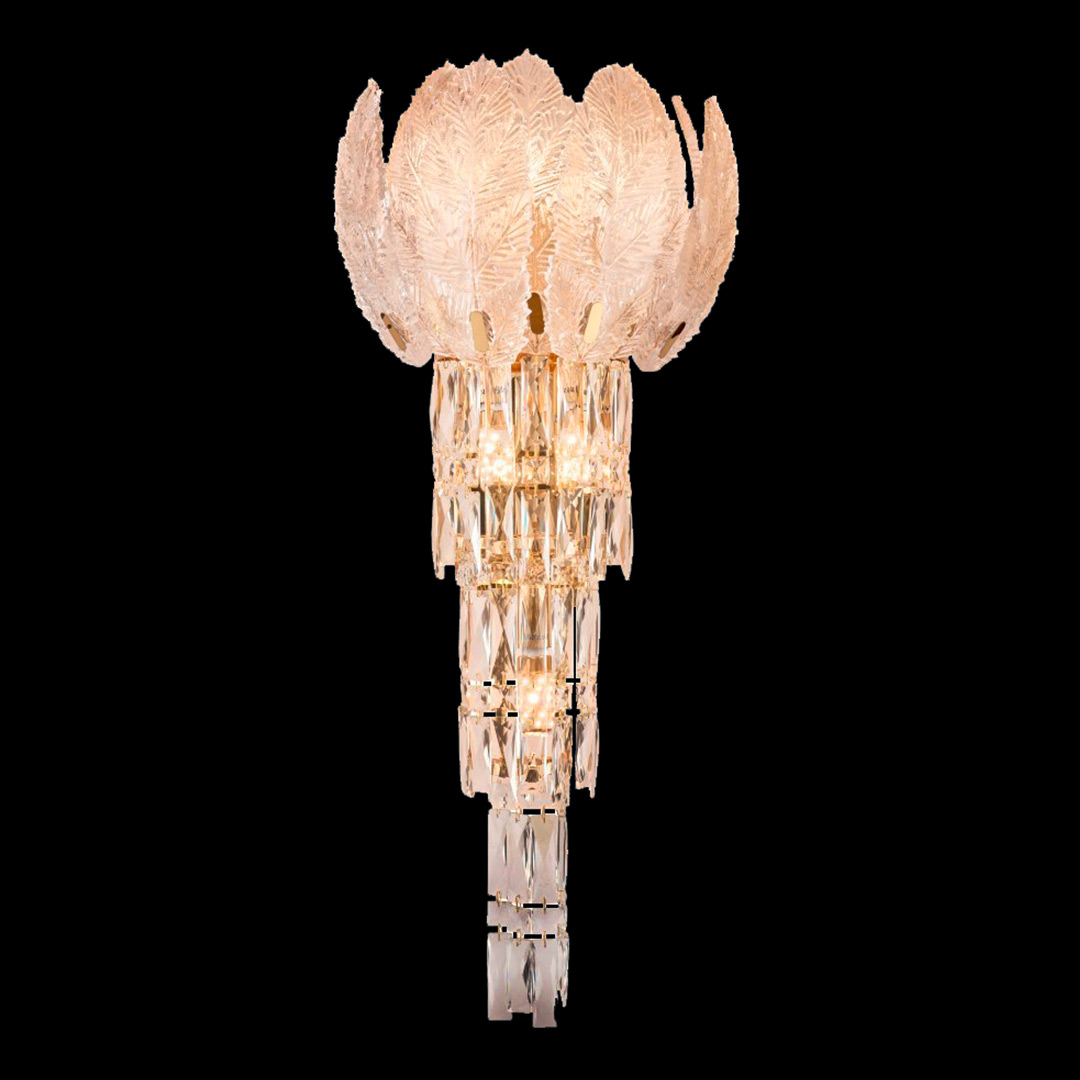 Бра Florens Gold FL1056-6WB из хрусталя — Fluorite