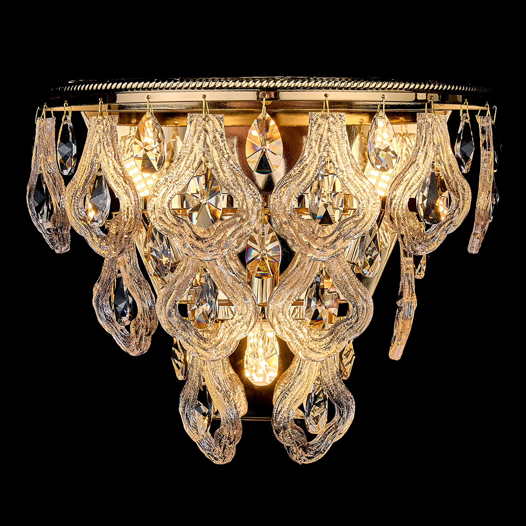 Бра Dignita FL1091-3W из хрусталя — Fluorite
