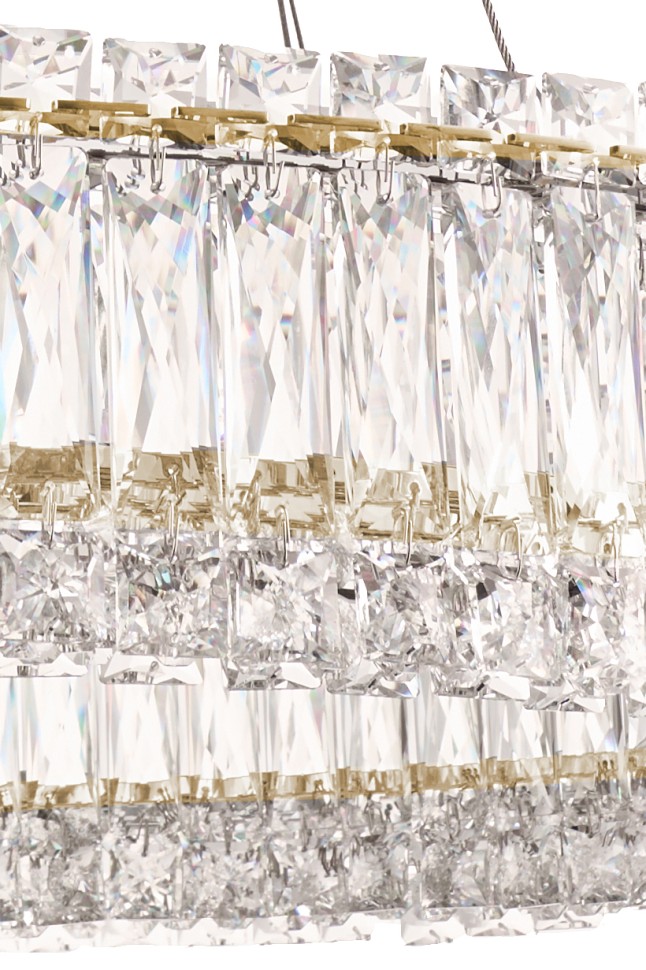 Люстра подвесная Vetto Gold FL1147-8P
