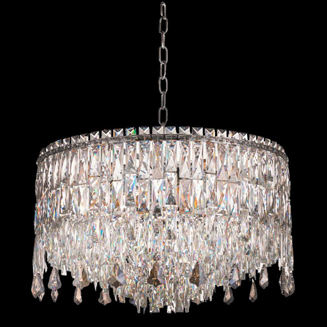 Люстра подвесная The Empress Chrome FL1062-11P из хрусталя — Fluorite