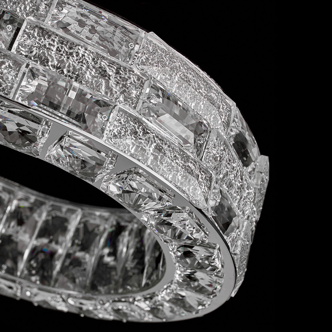 Люстра подвесная Festo Chrome FL1052-10PO из хрусталя — Fluorite — фото 3