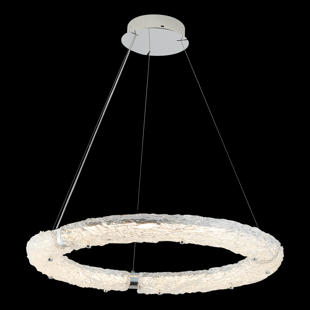 Люстра подвесная Rudeza Chrome FL1179-8P из стекла — Fluorite