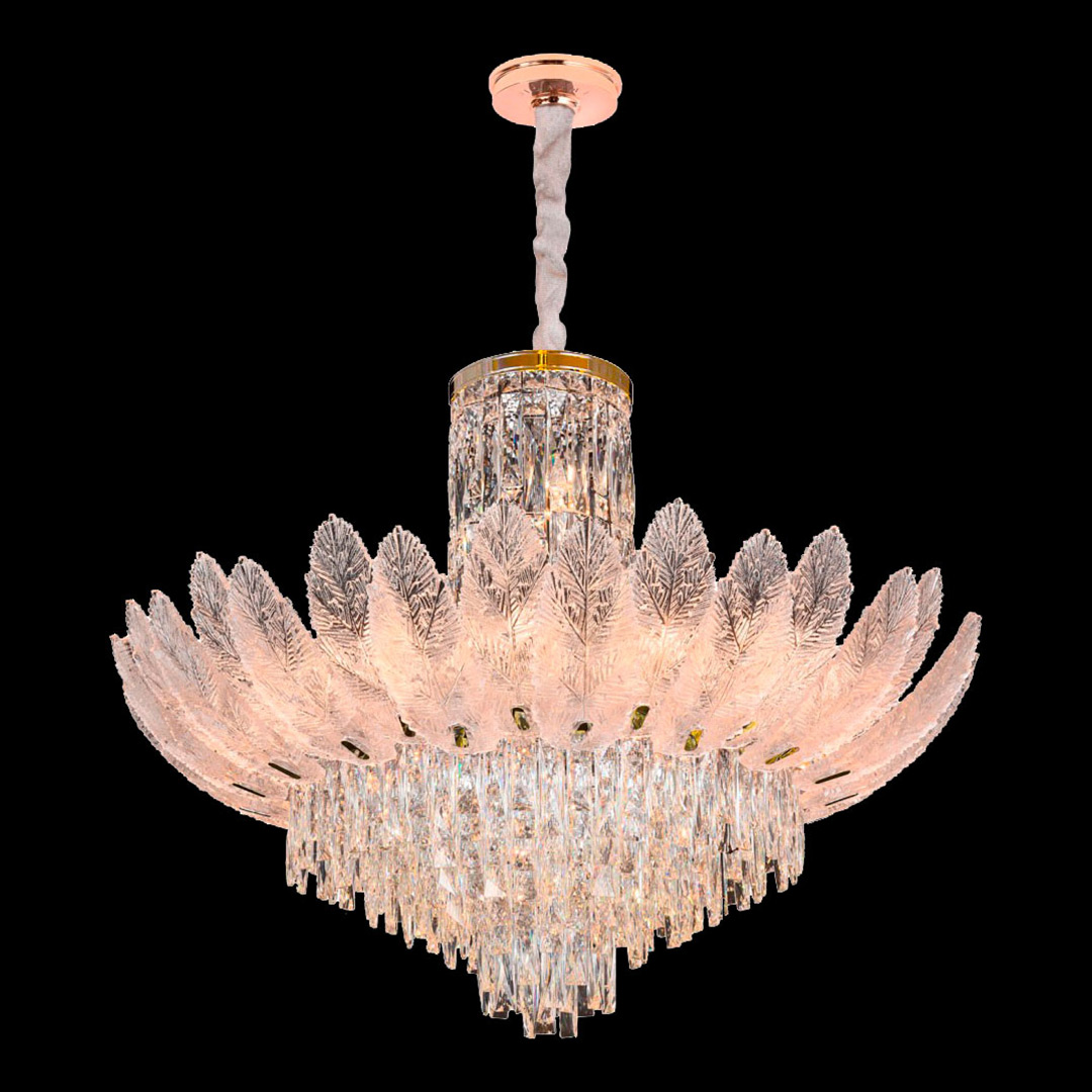 Люстра подвесная Florens Gold FL1056-26P из хрусталя — Fluorite