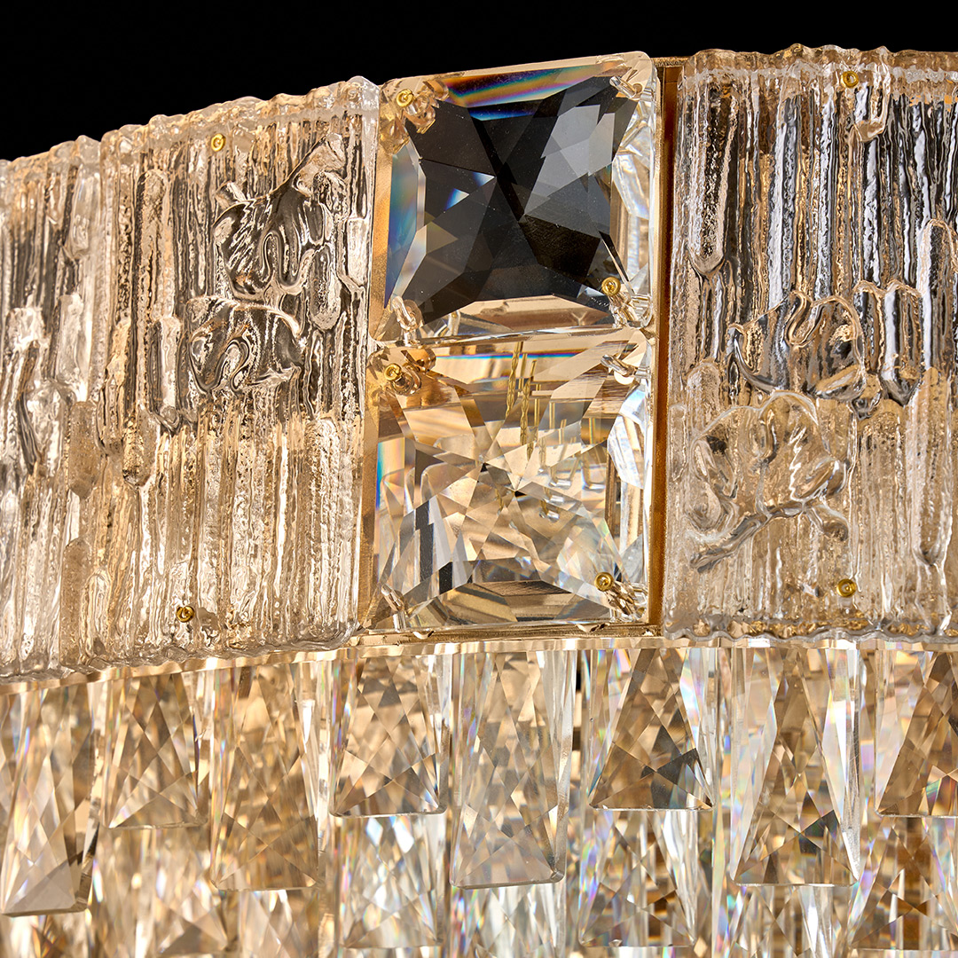 Люстра подвесная Delight Gold FL1058-7P из хрусталя — Fluorite — фото 3