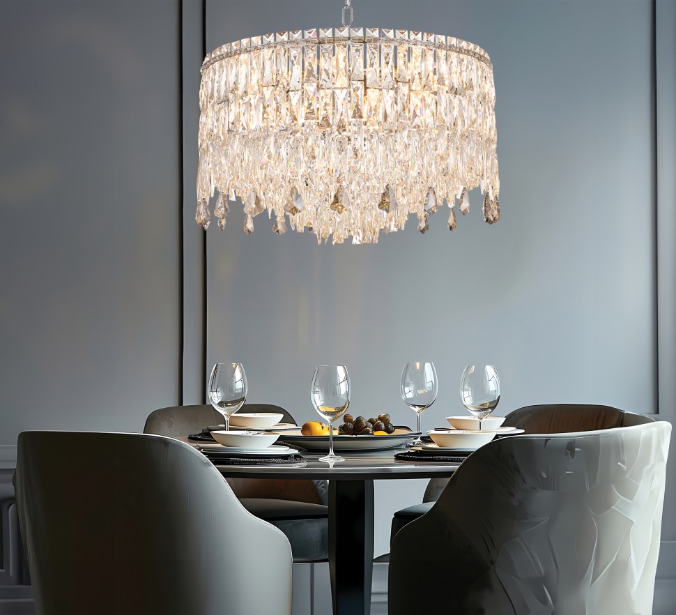 Люстра подвесная The Empress Chrome FL1062-14P