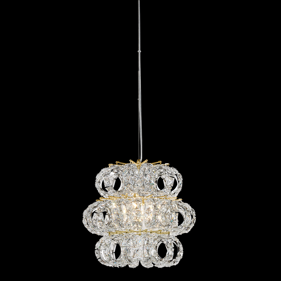 Подвесной светильник Brilliance Gold  FL1151-1P из хрусталя — Fluorite