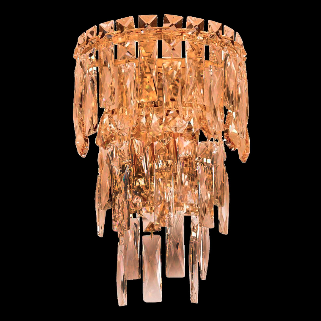 Бра The Empress Gold FL1061-3W из хрусталя — Fluorite