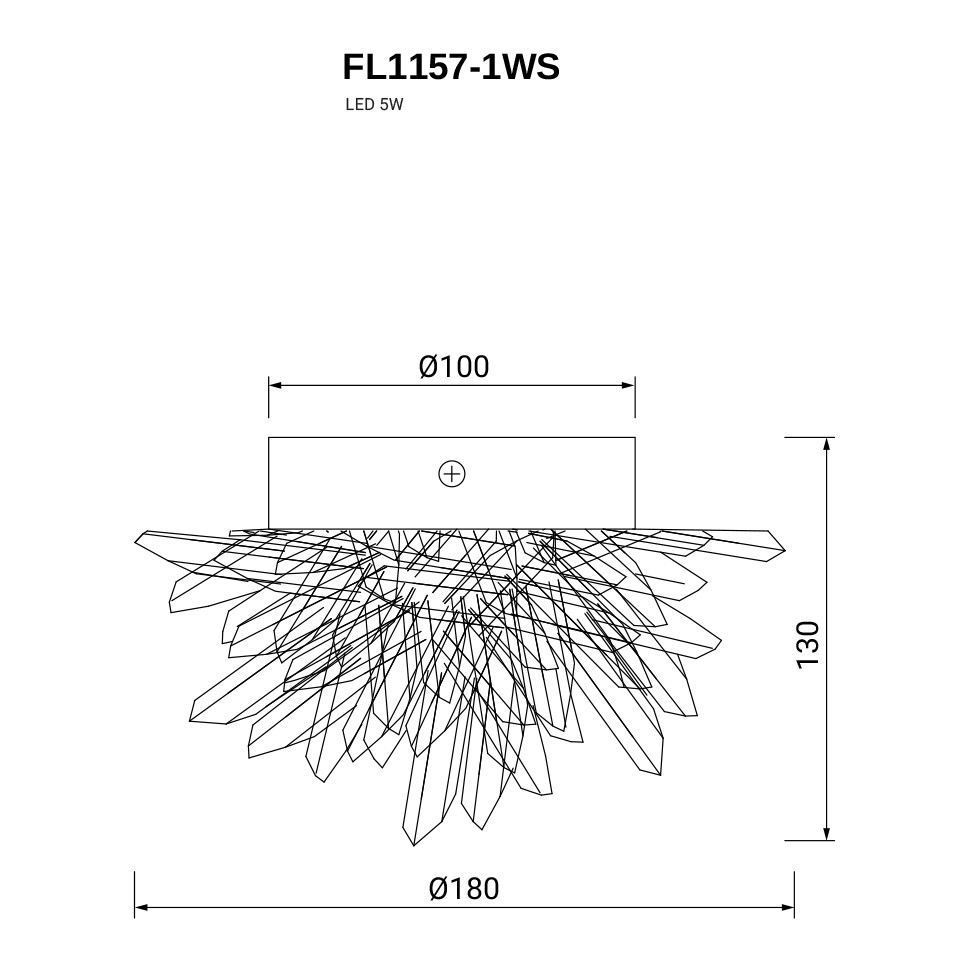 Бра Sorpresa FL1157-1WS