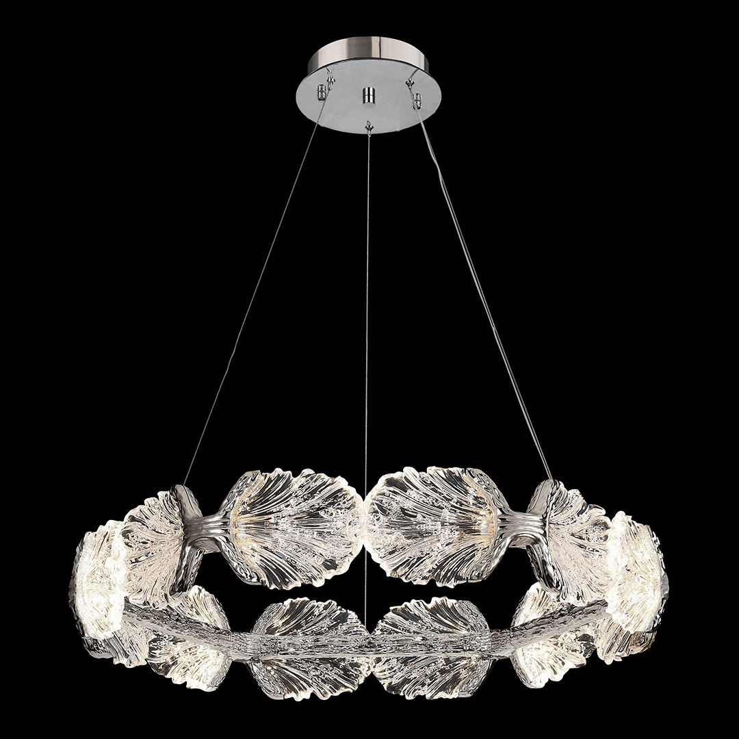 Люстра подвесная Pianta Silver FL1193-5P из смолы — Fluorite
