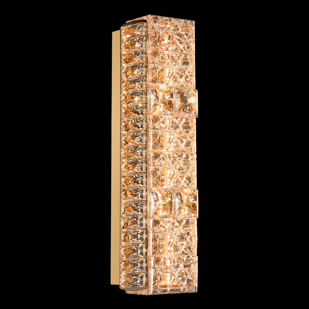 Бра Ravissement Gold FL1057-2W из хрусталя — Fluorite