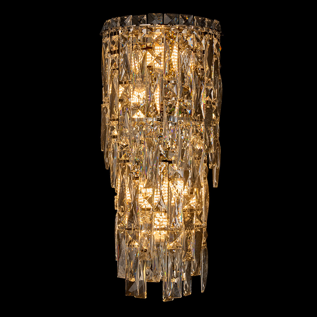 Бра Vetto Chrome FL1054-6W из хрусталя — Fluorite